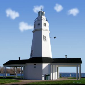 Neenah Lighthouse Side View
